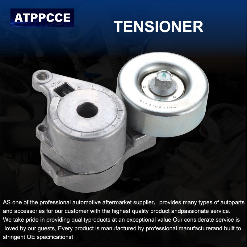 Generic ATPPCCE 38413 Belt Tensioner Assembly With Pulley For Mitsubishi Eclipse 06-12/Galant 04-12/Lancer 03-06/Airtrek 02-10/L200 2008/Outlander 03-06 OE# 89601 MN149179 MD373939  - Image 2