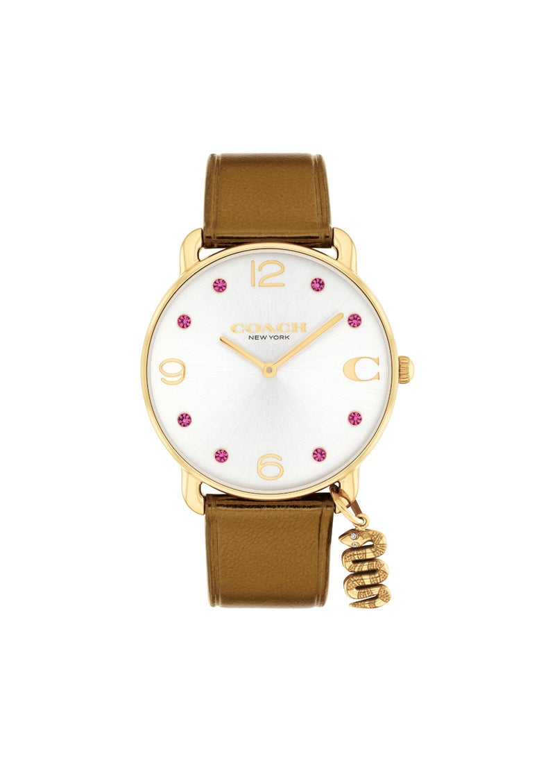 COACH COACH WATCHES ROUND ANALOG WOMEN'S SILVER WHITE CASE WATCH - 14504449  - Image 2