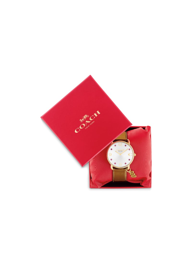 COACH COACH WATCHES ROUND ANALOG WOMEN'S SILVER WHITE CASE WATCH - 14504449  - Image 4