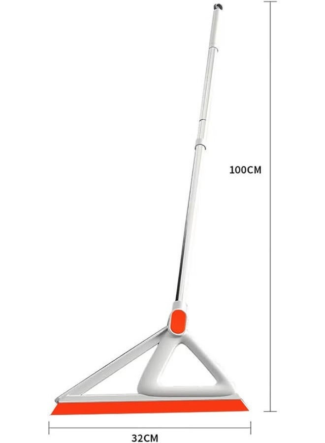 Rubber Floor Squeegee, Multifunction Silicone Floor Wiper for Squeegee Water Remove Dust and Cleaning Pet Hair, Silicone Magic Broom - Image 3