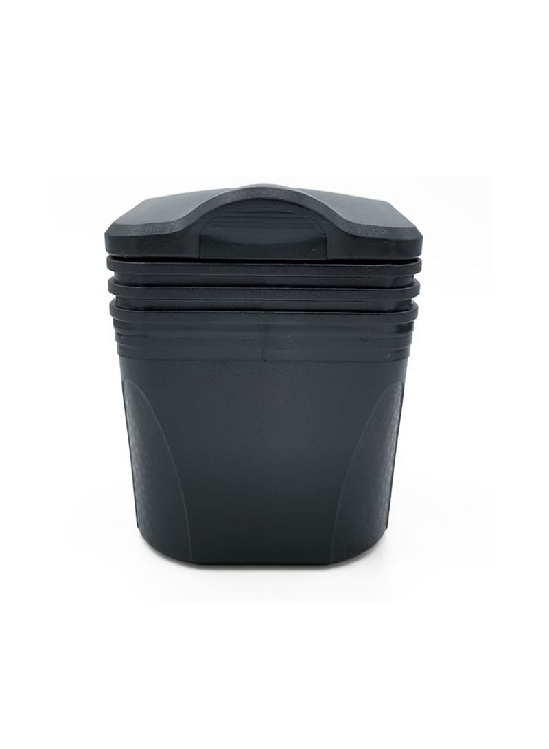 Premium Quality Car Ashtray With Blue LED Indicator, Car Holder Cup  Detachable Portable 1 Pcs (Black) - Image 2