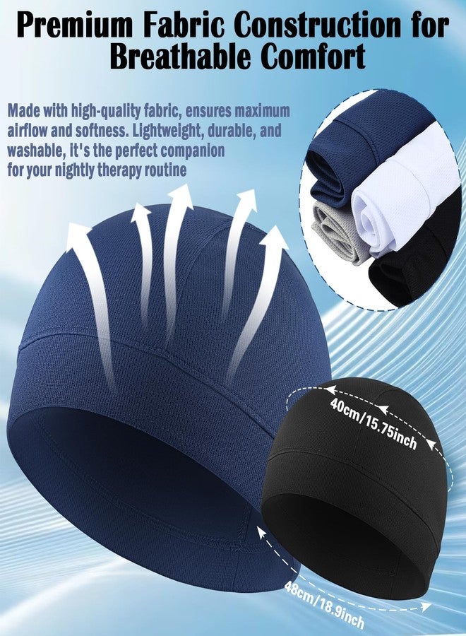 Twistover 8 Pack Headgear Comfort Liners hat Hair Protection Ultra-Soft Cap Worn Under Headgear Reduces Top Head Pressure Points for Men and Women - Image 4