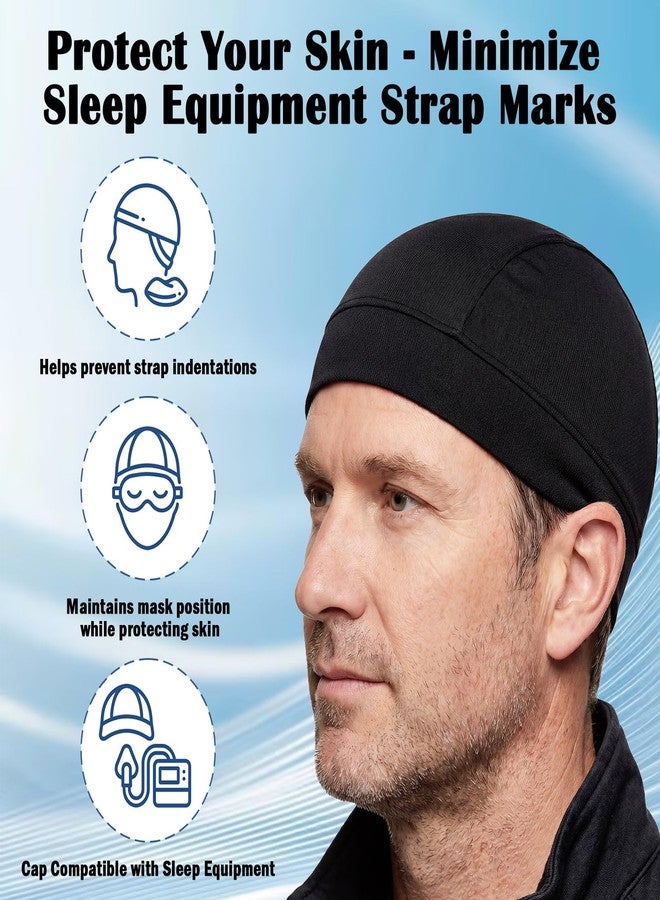 Twistover 8 Pack Headgear Comfort Liners hat Hair Protection Ultra-Soft Cap Worn Under Headgear Reduces Top Head Pressure Points for Men and Women - Image 3