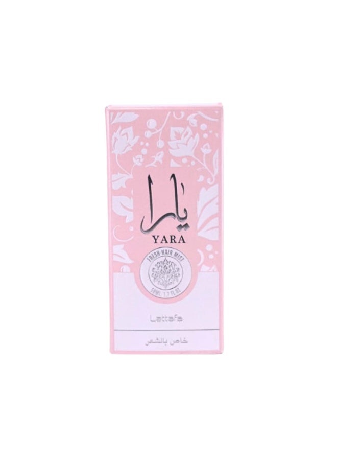 Lattafa Yara (Pink) Hair Mist Spray 50ml Refreshing & Long-Lasting Fragrance for Women | - Image 4
