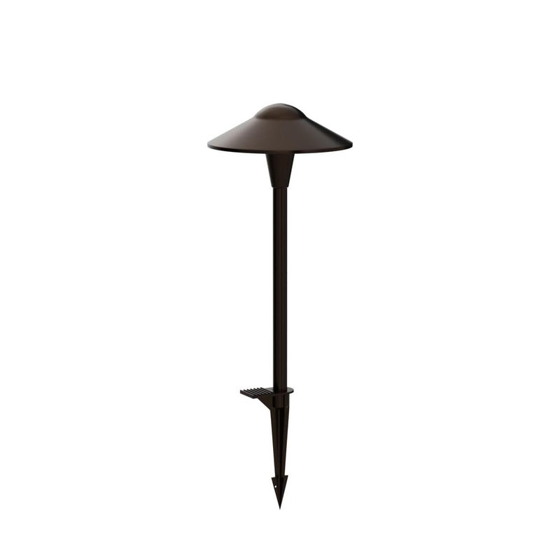 LEONLITE Update 5CCT Low Voltage Pathway Lights, LED Landscape Path Lights, 1800/2700/3000/4000/5000K, Saucer Head, 12-24V AC/DC, IP65 Outdoor Walkway Light, Oil Rubbed Bronze Aluminum, Pack of 6 - Image 4
