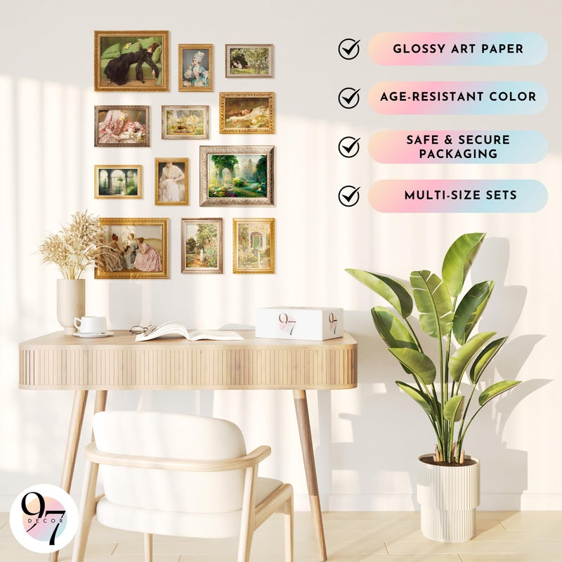 97 Decor Gothic Victorian Decor for Home - Antique Victorian Wall Decor, Romantic Vintage Ladies Portrait Posters, Moody Maximalist Gallery Wall Prints for Bedroom Decorations (8x10 UNFRAMED) - Image 5