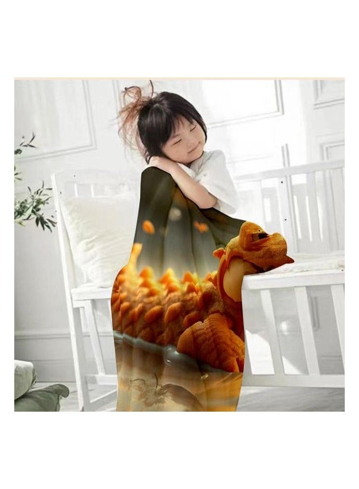 general Children's or student cartoon flannel thin blanket (warm and comfortable, suitable for sleep, games) 100cm*150cm - 158 - Image 3