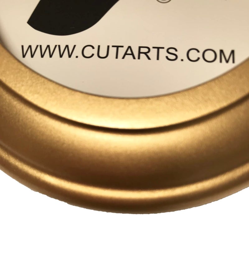 CUT ARTS 8" Round Gold Picture Frame - Image 3