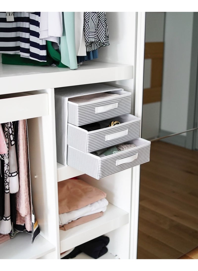 الاس هوم كوليكشن منظم تخزين قابل للطي - 3 أدراج - Image 2