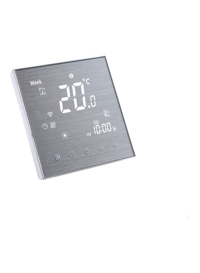 NIBEMINENT BTH-2000L-GCLW Smart Wi-Fi Digital Temperature Controller White/Grey 86x86x13.3millimeter - Image 1