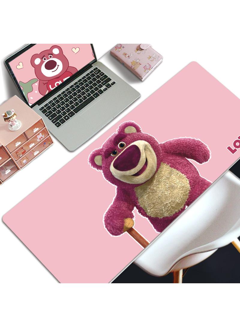 Y&D لوحة ماوس ألعاب Toy Story Lots-o&#39;-Huggin&#39; Bear لوحة ماوس كبيرة ممتدة وحواف مخيطة ولوحة ماوس طويلة وقاعدة مطاطية غير قابلة للانزلاق مقاس 800 × 300 × 4 مم - Image 1