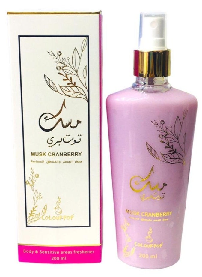 COLOURPOP Musk Cranberry For Body And Sensitive Areas Freshener 200 ml 