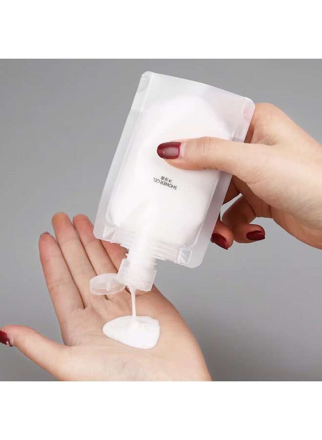 Leezi Travel Sample Bags, Cosmetic Lotion Samples, Portable Disposable Dispensing Bottles, 5 Pieces, 30ml Each - Image 1