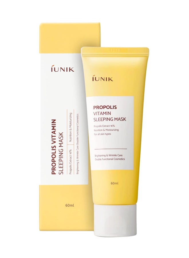 iUNIK Propolis Vitamin Sleeping Mask 60 ml - Image 1