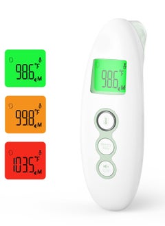 Momcozy Non-Contact Forehead and Ear Thermometer, Digital Infrared Thermometer for Adults and Children, with Child Mode, Fever Alarm Function, Mute and Memory Functions, Fast and Accurate Measurement  - Image 2