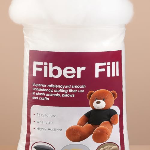 IMSMARTMART Premium Polyester Fiber Fill, Washable Stuffing for Cushions, Pillows, Soft Toys, Non-Allergenic (400 Gram) - Image 5