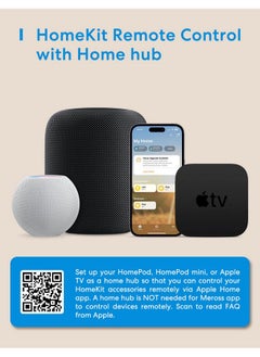 meross meross Smart WiFi Dimmer Switch and Remote Kit, Single Pole, Neutral Wire Required, Work with Apple HomeKit, Alexa, Google Home and SmartThings, 2.4GHz WiFi, Remote and Voice Control, No Hub Required  - Image 2