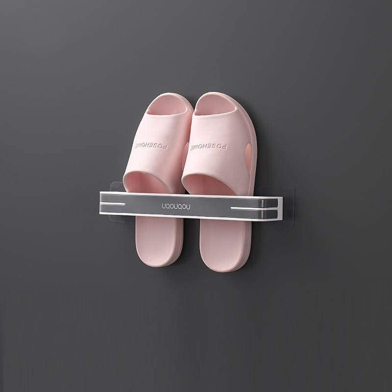 FYCAN Wall Mounted Slipper Rack Shoes Holder Storage Organizer Door Space Saving Shoe Hangers Holder Shelf for Mudroom Entryway Closet Multi Color