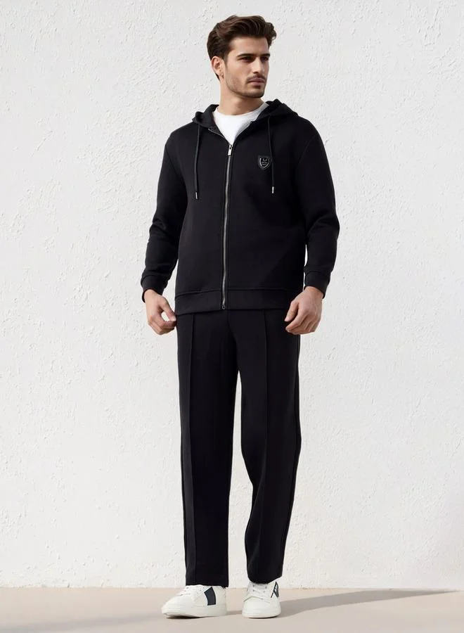 إمبيرور Emperor Men Logo Detail Hoodie