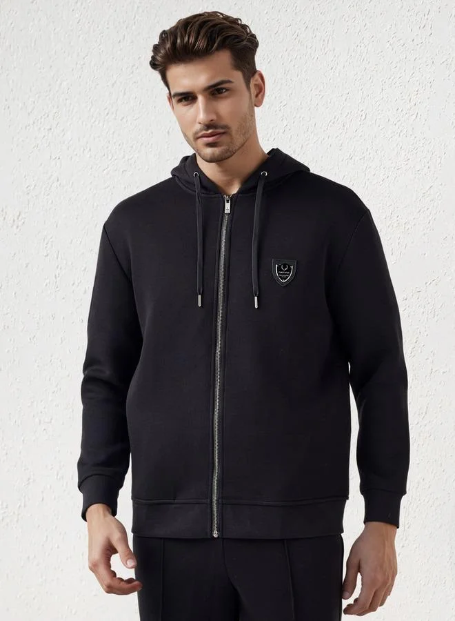 إمبيرور Emperor Men Logo Detail Hoodie