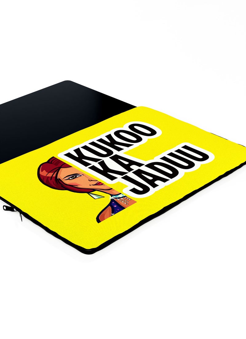 LOUD UNIVERSE Laptop Sleeve 13 inch Sacred Games Quote Netflix Funny Kukoo Ka jaduu TV Series Tablet Sleeve - Image 3