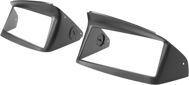 HECASA Headlight Bezel & Plug Cover for 1997-2004 Chevrolet Corvette C5 - Black Plastic Replacement - Image 3