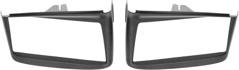 HECASA Headlight Bezel & Plug Cover for 1997-2004 Chevrolet Corvette C5 - Black Plastic Replacement - Image 5