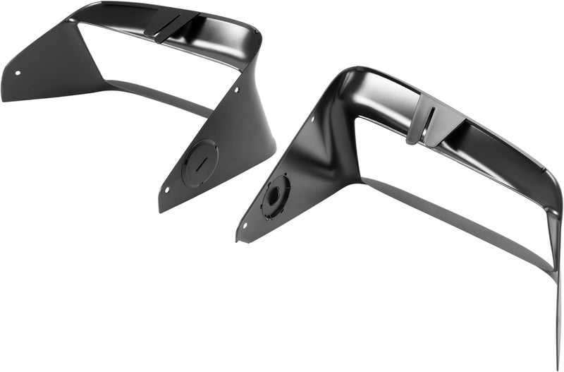 HECASA Headlight Bezel & Plug Cover for 1997-2004 Chevrolet Corvette C5 - Black Plastic Replacement - Image 4