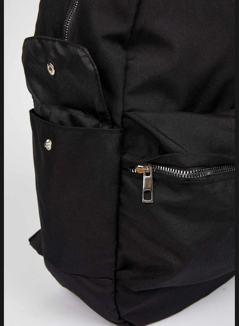DeFacto Printed Zippered Backpack