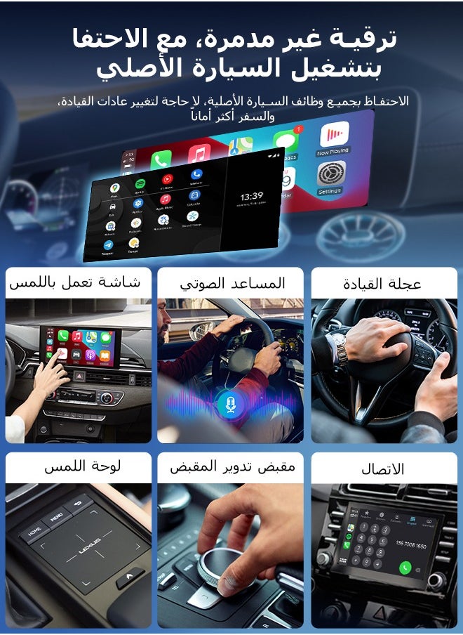 Carlinkit - CarlinKit 5.0 Wireless CarPlay Mini Adapter Android Auto Dongle Wired To Wireless Car Play Box 5GWifi Bluetooth Auto Connect FOTA - Image 1
