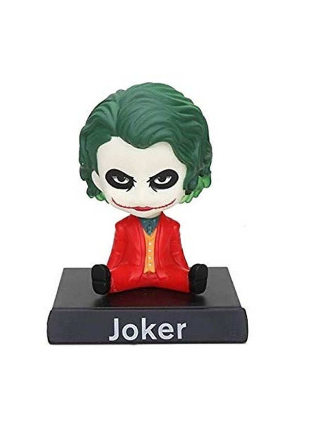 Awestuffs Awestuffs Phone Holder Bobblehead Action Figure for Car Dashboard, Office Desk & Study Table (Pack of 1) (Joker Serious)  - Image 1