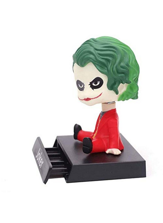 Awestuffs Awestuffs Phone Holder Bobblehead Action Figure for Car Dashboard, Office Desk & Study Table (Pack of 1) (Joker Serious)  - Image 3
