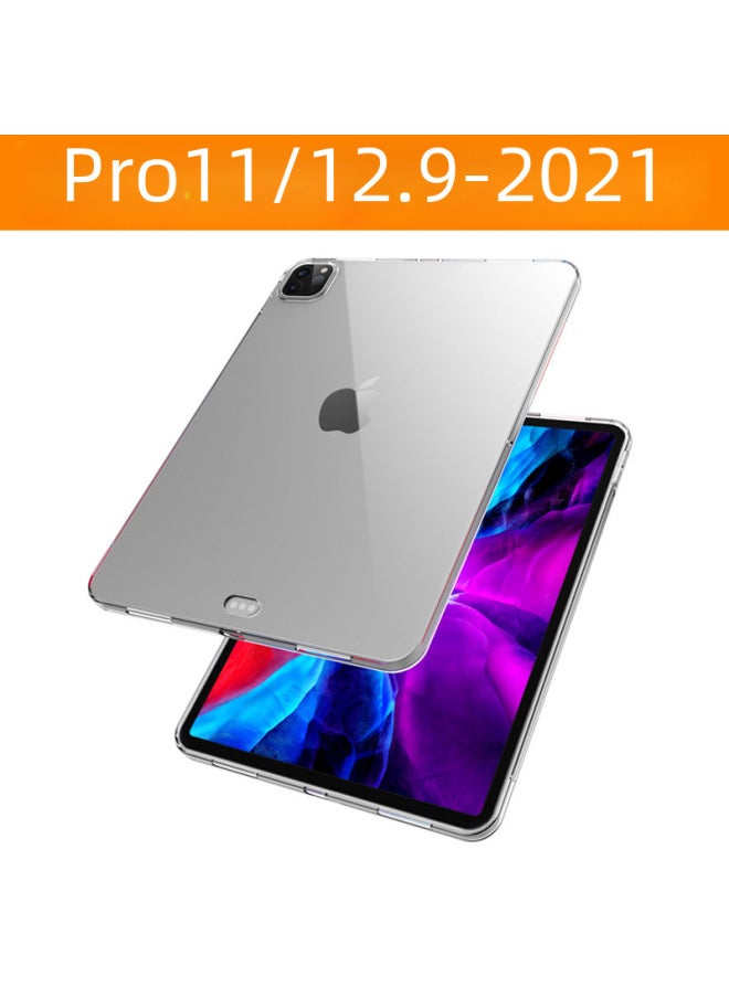 Generic - For Ipad Case 10.2 Transparent Anti-drop Pro11 Air11 13 Mini7 12.9 2024-Color:Transparent (down Jacket)-Applicable Model:Pro11 "/2024/special - Image 1