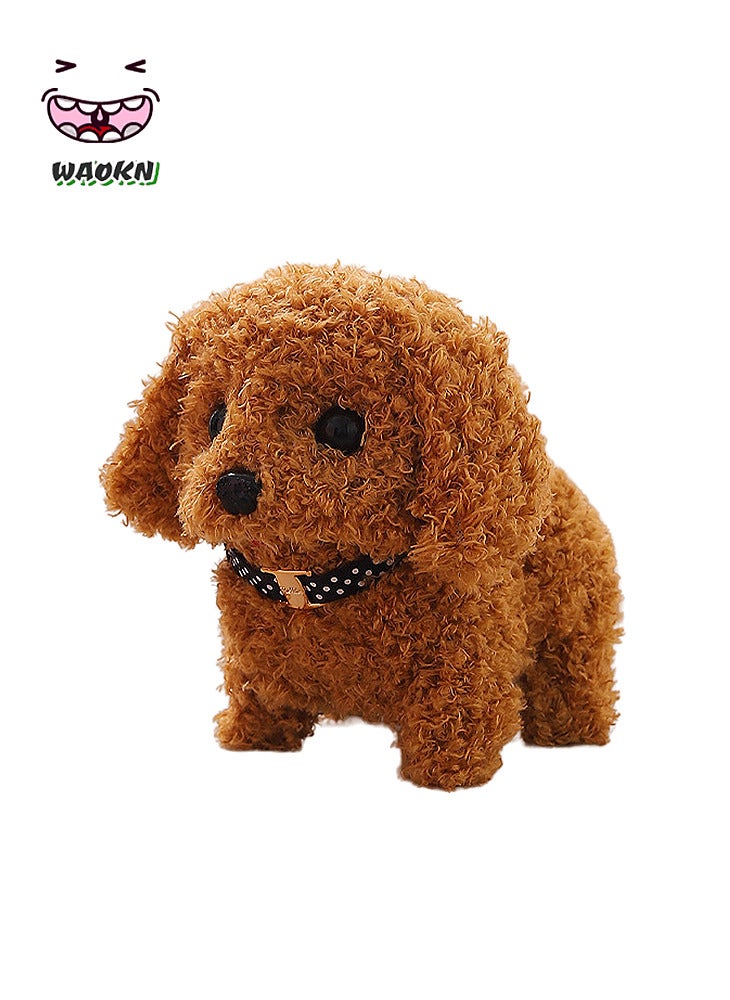 WAOKN - Toy Dog can Call Children When Walking Baby Simulation Electric Plush Puppy Boy Cute Pet Electronic Dog Girl Teddy Dog - Image 1