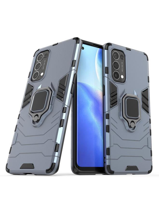 اس-توب جراب لهاتف OPPO Reno5 Pro PC + جراب واقٍ مقاوم للصدمات من مادة TPU مع حامل حلقي مغناطيسي - Image 2