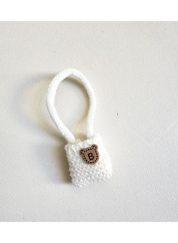 Stylish Clothes for Doll(NO Doll) - Handcrafted Crochet 3-Piece Set for 17cm Doll, Premium Outfit with Accessories  - Image 3
