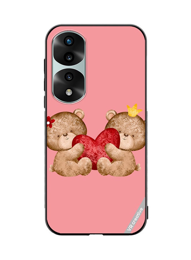 VR CREATIVE Protective Case Cover For Honor 70 Pro plus Bear Love Design Multicolour - Image 1