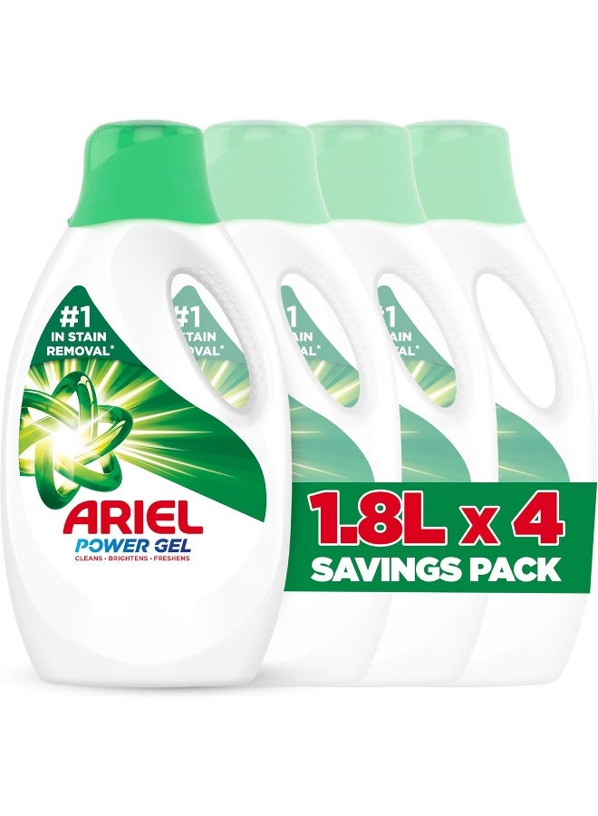 Ariel مسحوق غسيل آرييل أوتوماتيكي جل، رائحة أصلية، عبوة 4 × 1.8 لتر - Image 1