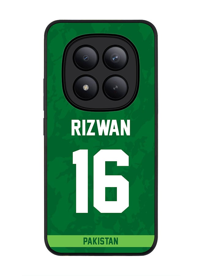 For Xiaomi Redmi Note 15 Pro+ / Poco M8 Pro Case,Slim fit Camera Protection, Shockproof Thin Phone cover  - Pakistan Mohammad Rizwan, Jersey No 16