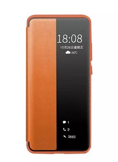 Window View Smart Leather Flip Case Cover  for Redmi Note 9 4g