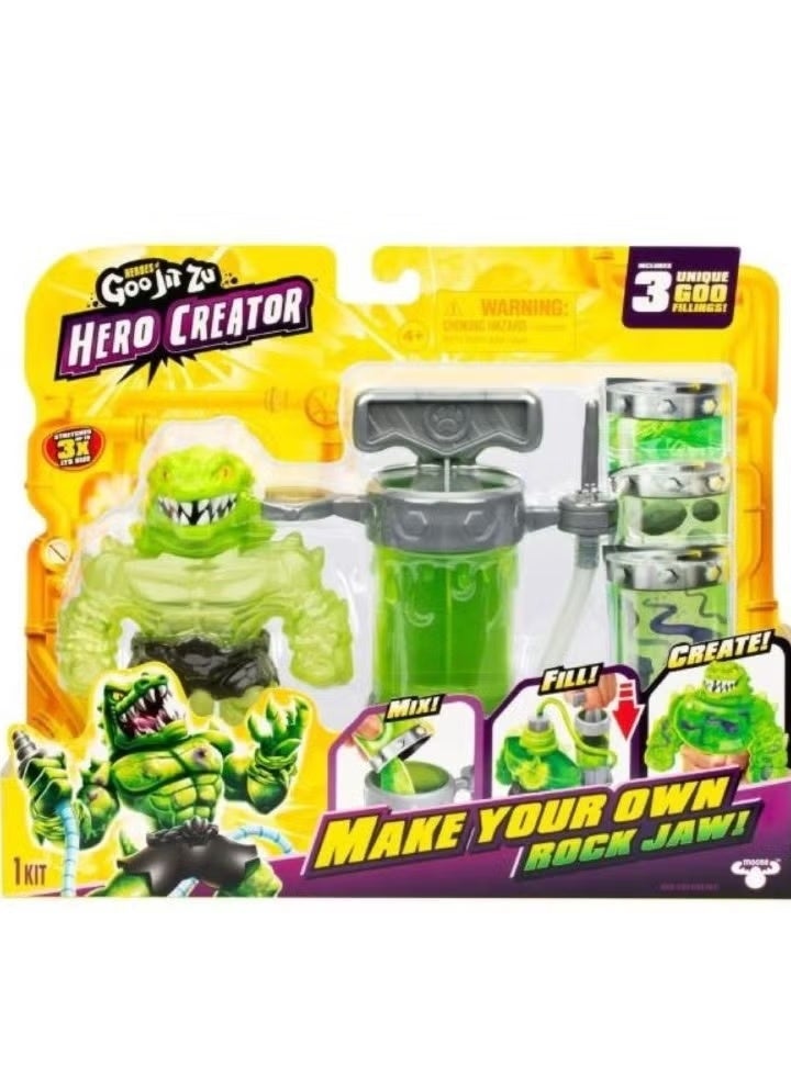 GOO JIT ZU Heroes of Goo Jit Zu Hero Creator Rock Jaw! Figure Set - Image 1