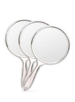Y&D 3pcs Double Sided Handheld Vanity Mirror 1X/3X Magnifier with Handle  - Image 1