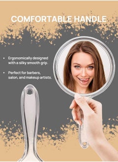 Y&D 3pcs Double Sided Handheld Vanity Mirror 1X/3X Magnifier with Handle  - Image 2