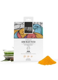 Furr Haldi & Neem Acne Relief Patches With Hydrocolloid; Reduces Acne Spots And Blemishes; 60 Patches…  - Image 3