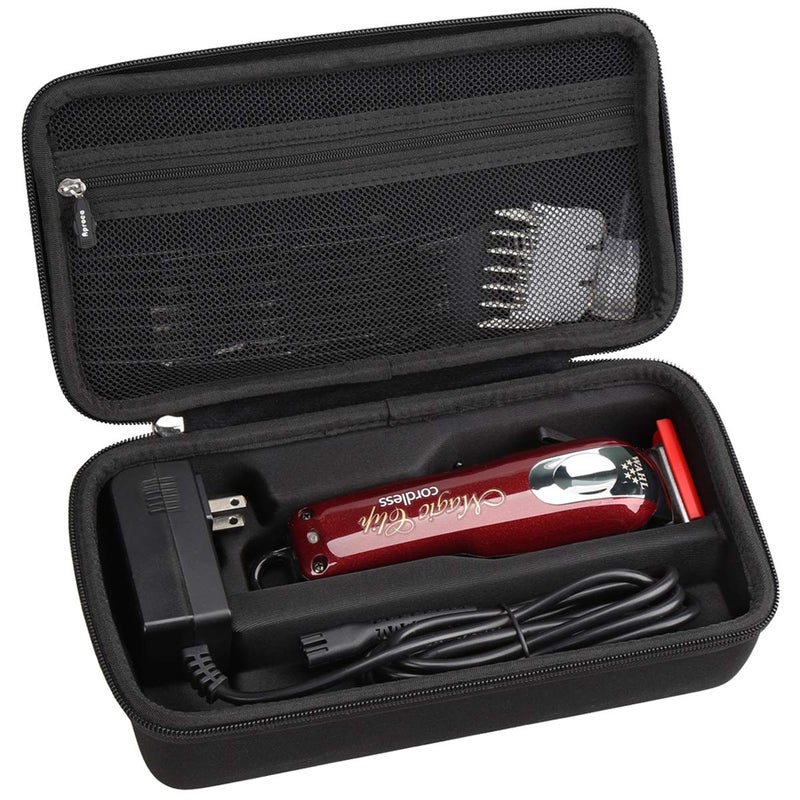 Aproca Case Compatible with Wahl Professional 5 Star Series Magic Clip Cordless Hair Clipper #8148#8504#8545#8509#8451, Portable Storage Bag for Accessories (Black) - Image 1
