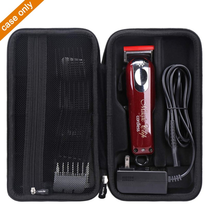 Aproca Case Compatible with Wahl Professional 5 Star Series Magic Clip Cordless Hair Clipper #8148#8504#8545#8509#8451, Portable Storage Bag for Accessories (Black) - Image 3