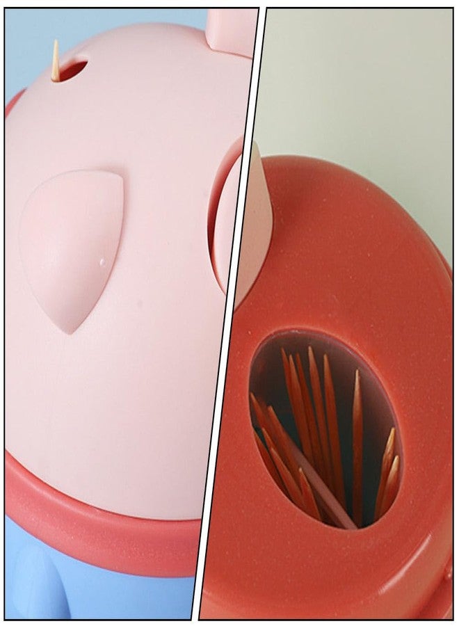 BESTYASH Press-Type Toothpick Box Automatic Dispenser Household Toothpick Holder 3.85X3.54X3.14In for Kitchen Dining Table Wedding Party Use - Image 4