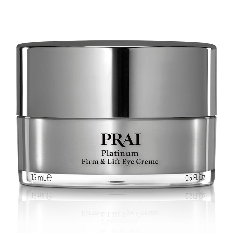 PRAI Beauty Platinum Firm and Lift Eye Creme - Tightening and Firming Eye Cream - Anti-Aging Under Eye Cream - Irritation Free - 0.5 Oz - Image 1