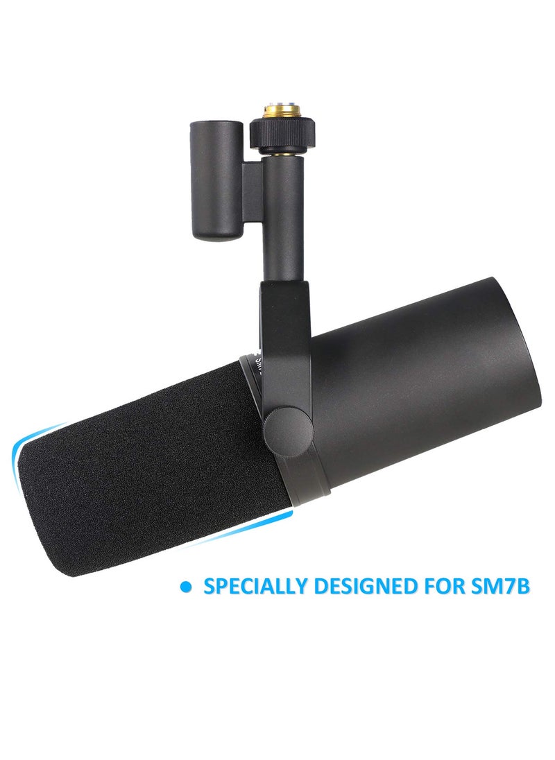 YOUSHARES YOUSHARES SM7B Pop Filter for Shure SM7B Mic, SM7B Windscreen Compatible with Shure SM7B Dynamic Vocal Microphone. RK345 and A7WS windscreen Replacement  - Image 5