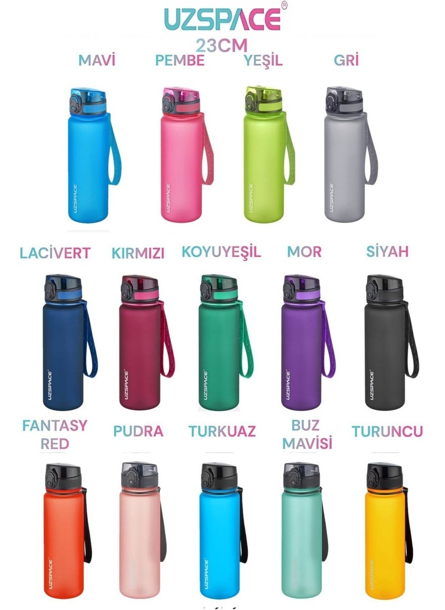 UZSPACE Plastic 3026 Navy Blue Tritan Water Bottle 500ML 0.50 L Navy Blue  - Image 2